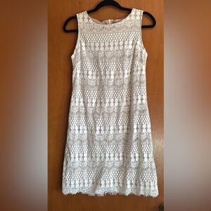 Elegant White Lace Dress